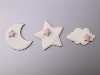 luna stella nuvola
